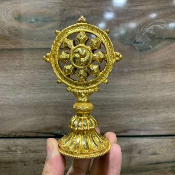 Dharma Wheel Deer Set | 24 Karat Gold Plated